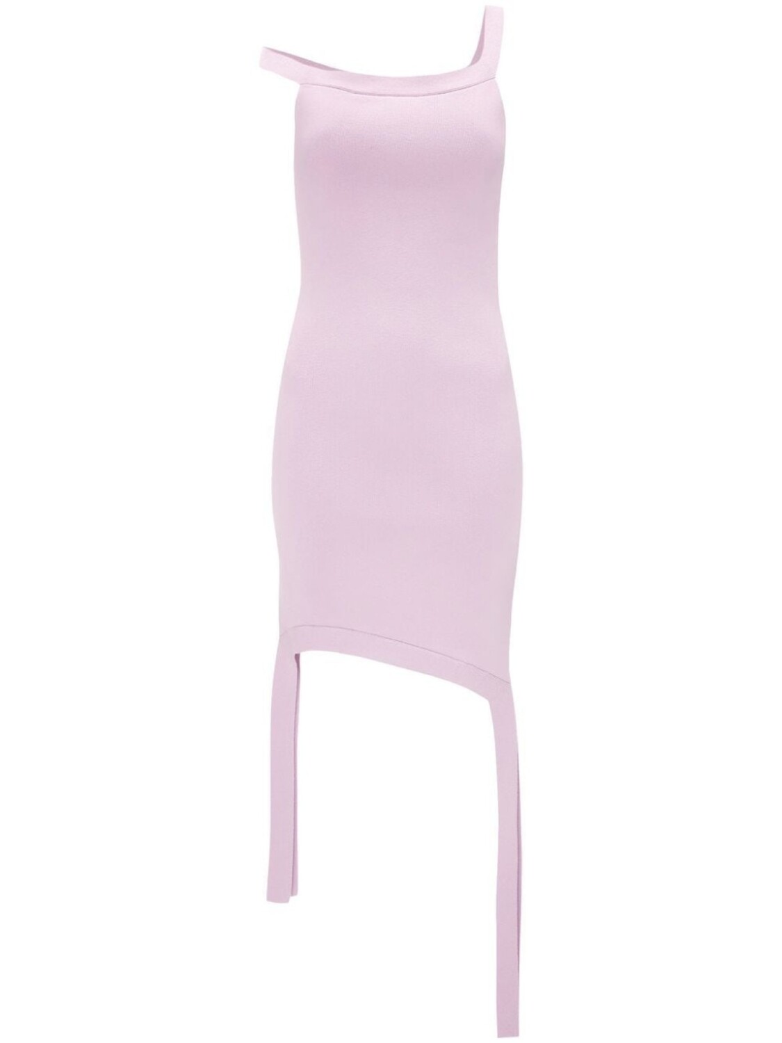 

JW Anderson платье мини асимметричного кроя, фиолетовый