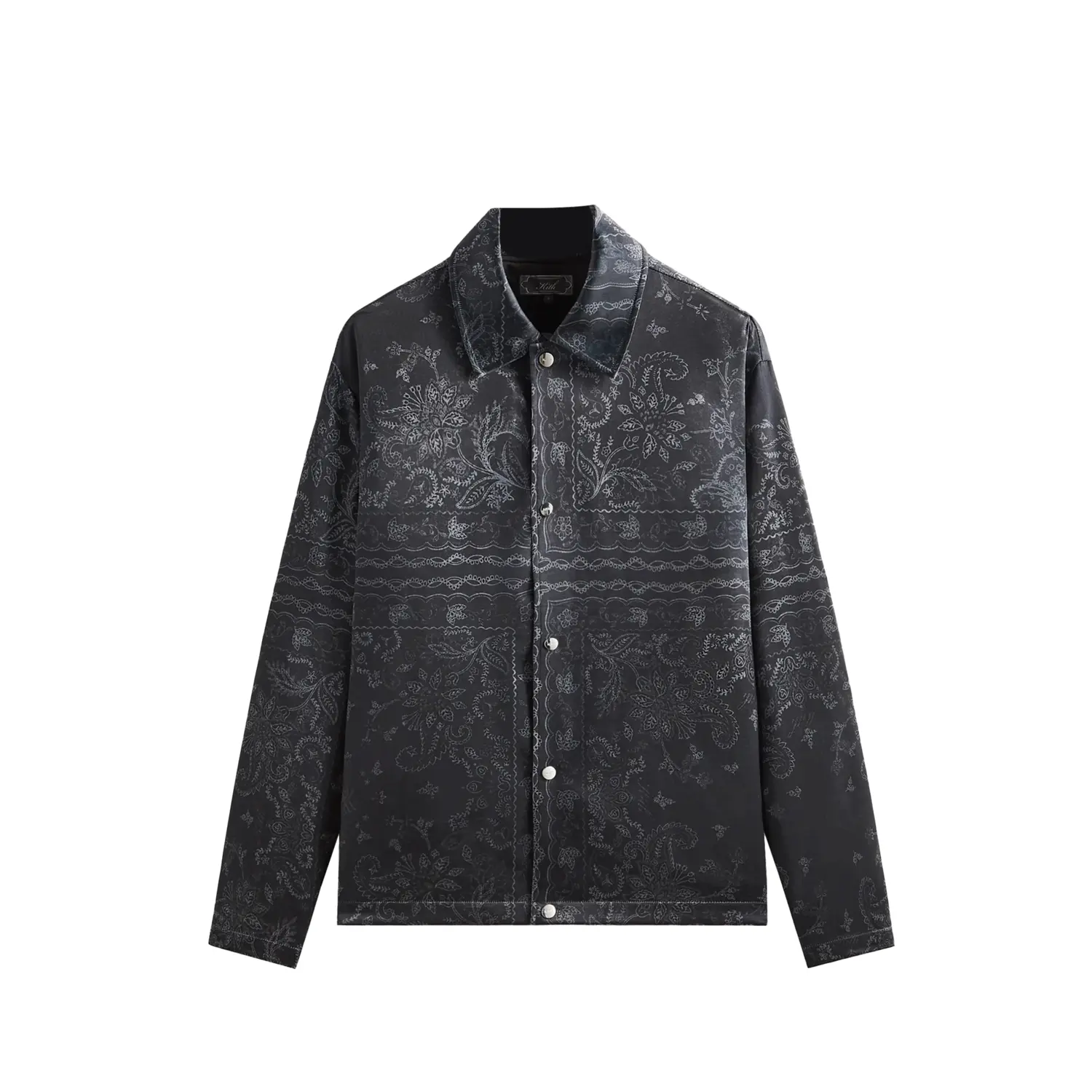 

KITH Панельная бандана с длинными рукавами тренерская куртка, Black