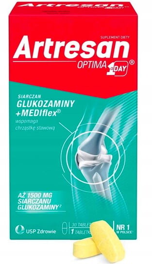 

USP Zdrowie, Artresan OPTIMA, глюкозамин коллаген, 36 таб.