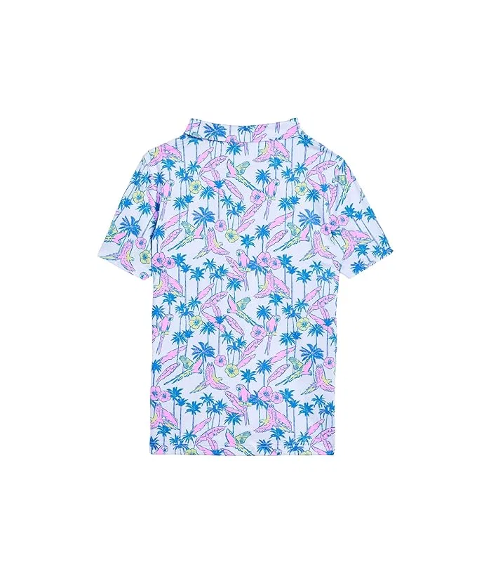 Повседневная рубашка-поло с принтом Flock Party Chubbies Kids, Optic White/Pattern Based — фото 2