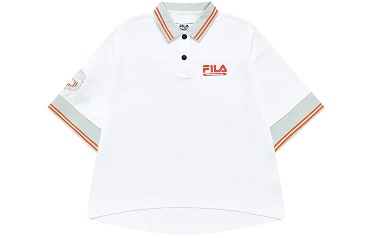 

FILA FUSION White Mountaineering X Hakusan L Collaboration Collection поло женское стандартное white