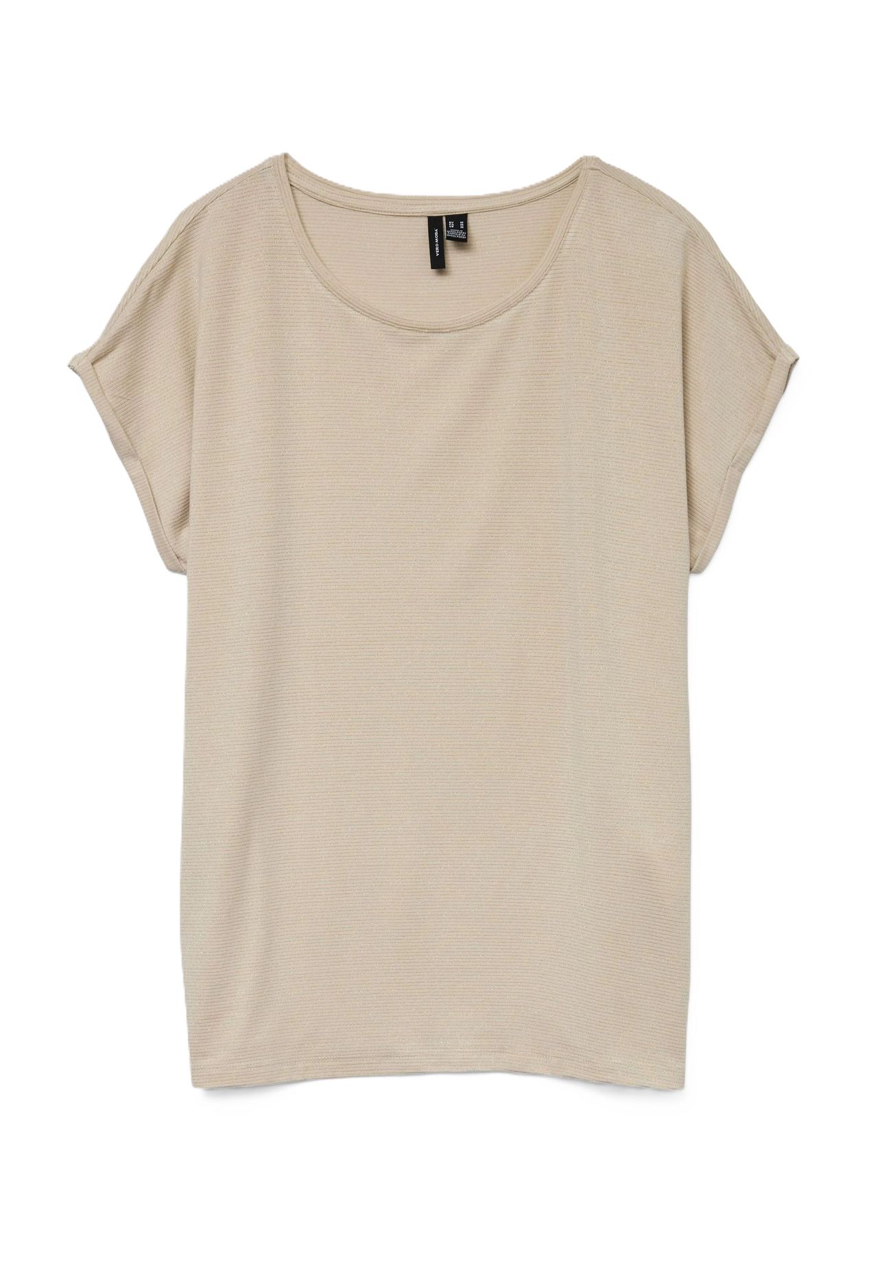 

Футболка "Лава", круглый вырез, женская VERO MODA, цвет 175626003 Oatmeal