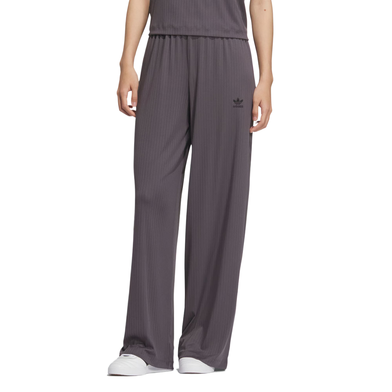 Вязаные спортивные штаны Women's Adidas Originals, серый — фото 3