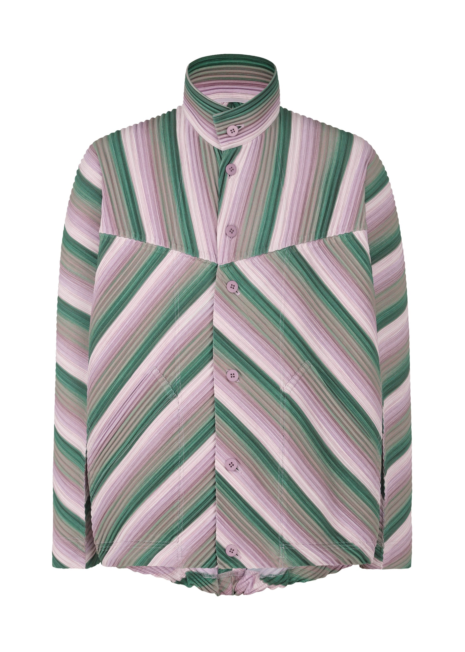

Пиджак rb_stripes 2 Homme Plissé Issey Miyake, зеленый