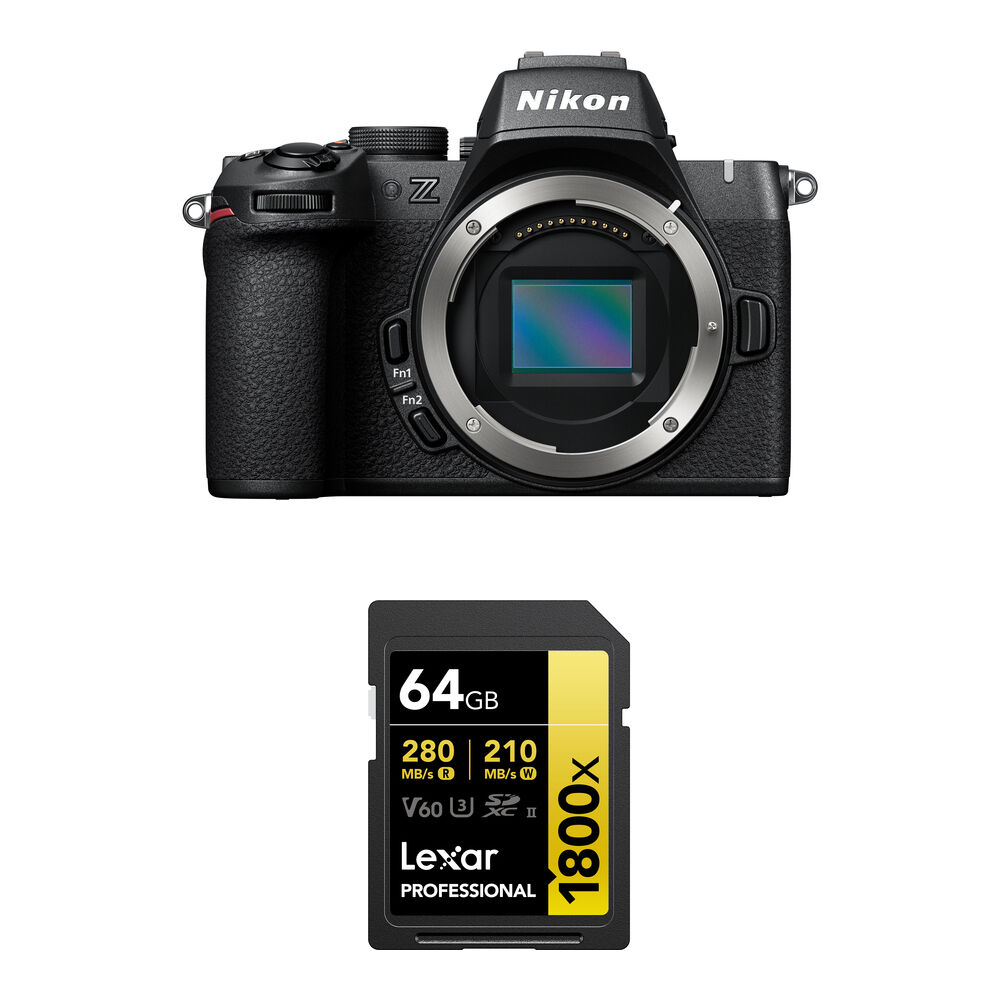 

Беззеркальная камера Nikon Z50 II Mirrorless Camera with Basic Bundle