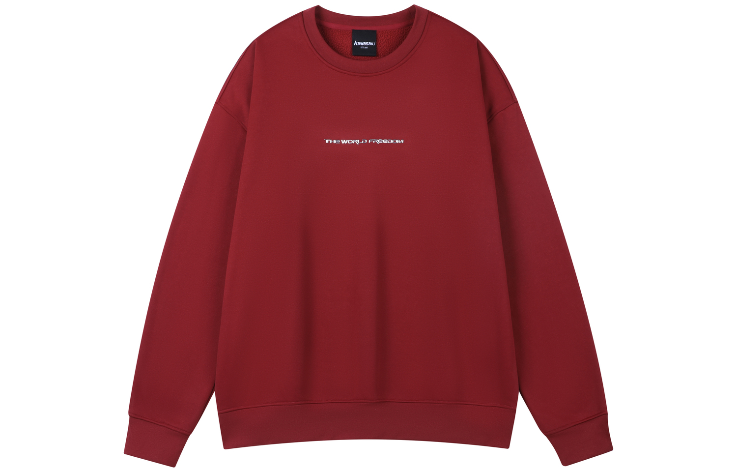 

Унисекс свитшот Kawasaki, Burgundy/Burgundy