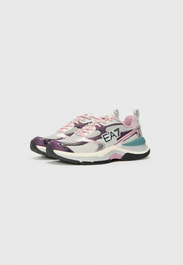 Кроссовки predator Ea7 Emporio Armani, Glacier Gray/Dusty Orchid/Grape/North Atlantic/Pink Fluo/Black — фото 2