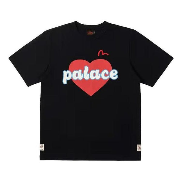 

Футболка x evisu heart t-shirt 'black' Palace, черный