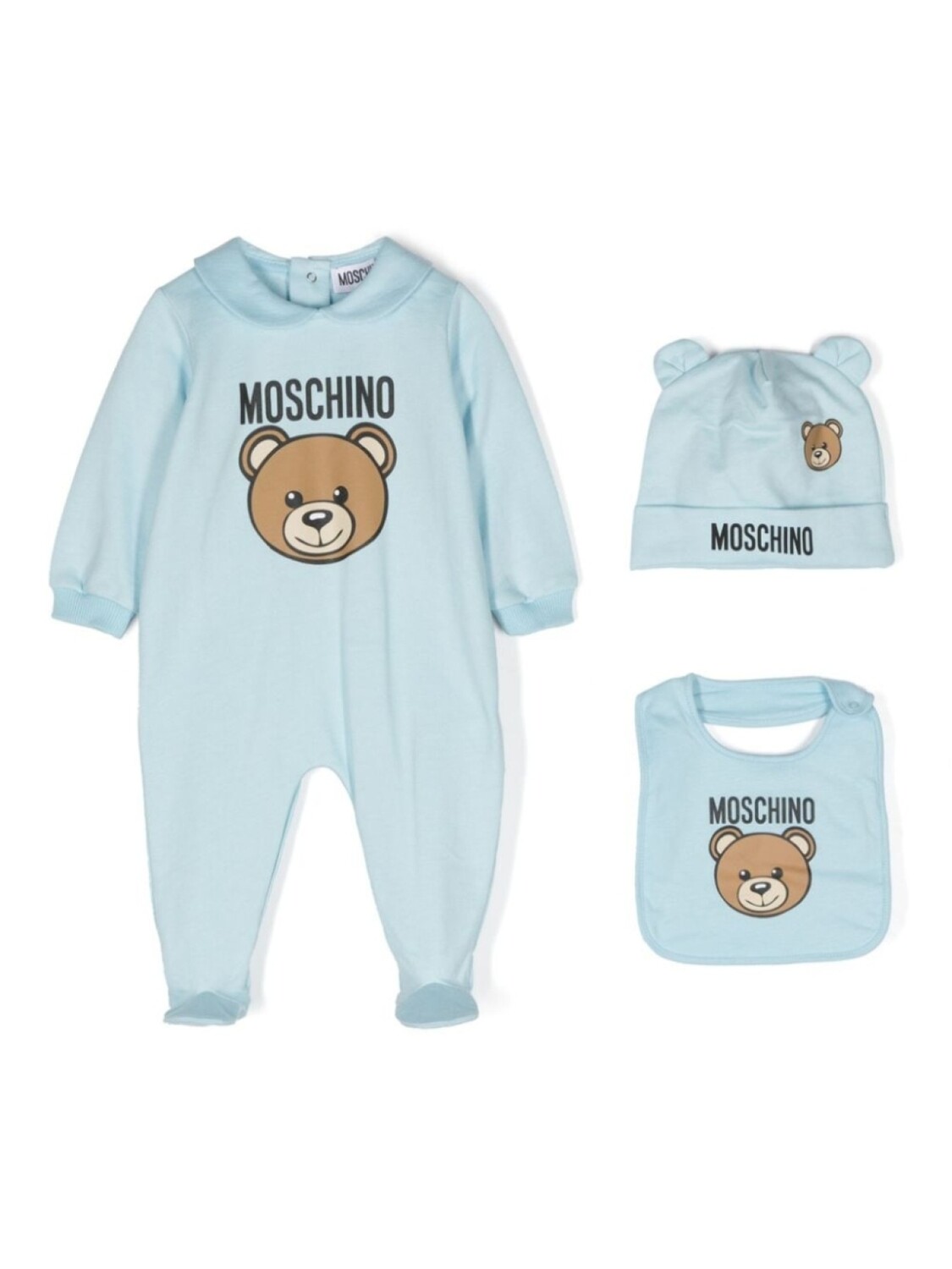 

Moschino Kids пижама с принтом Teddy Bear, синий