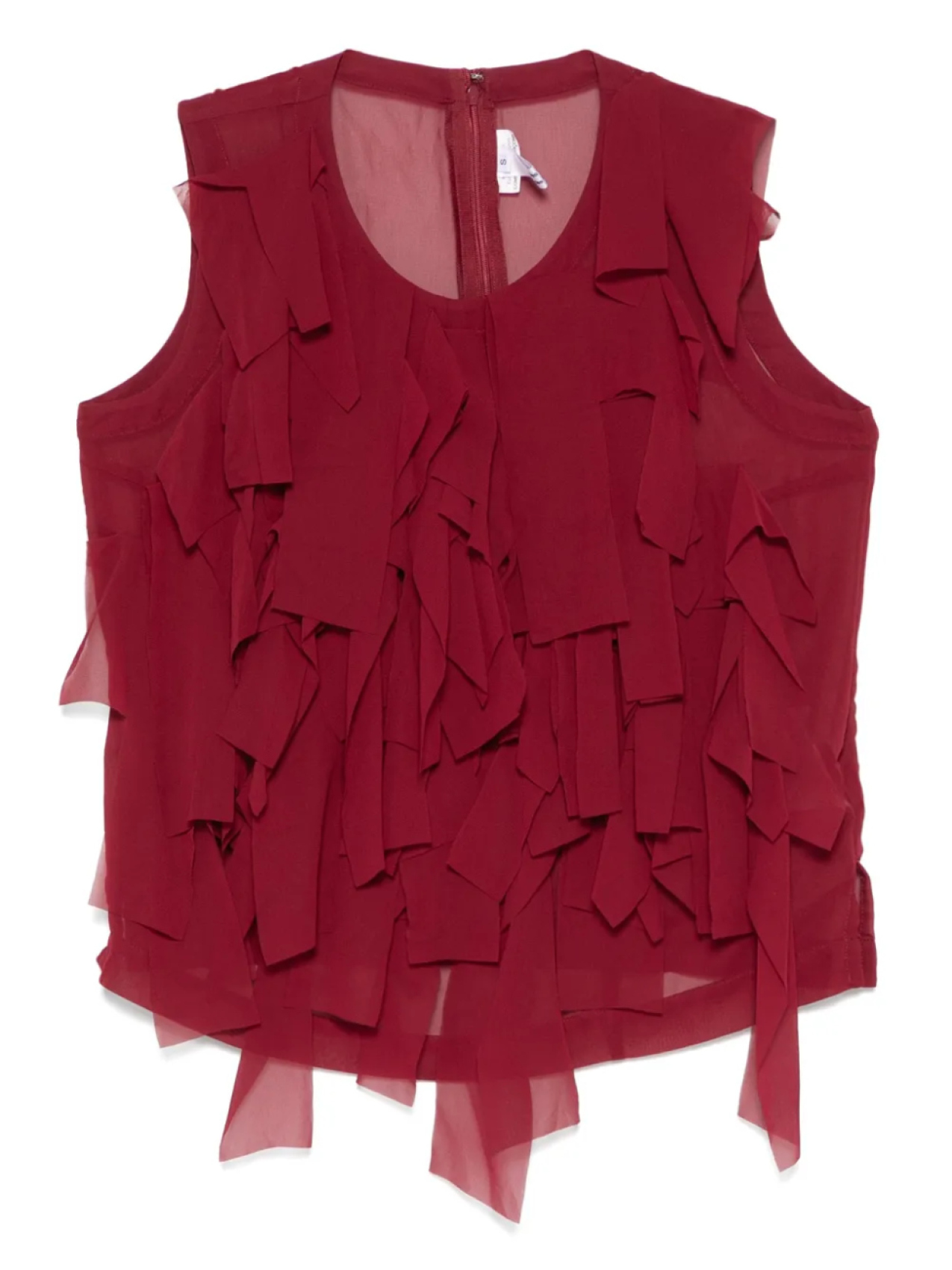 

Comme Des Garçons Comme Des Garçons топ с оборками, красный