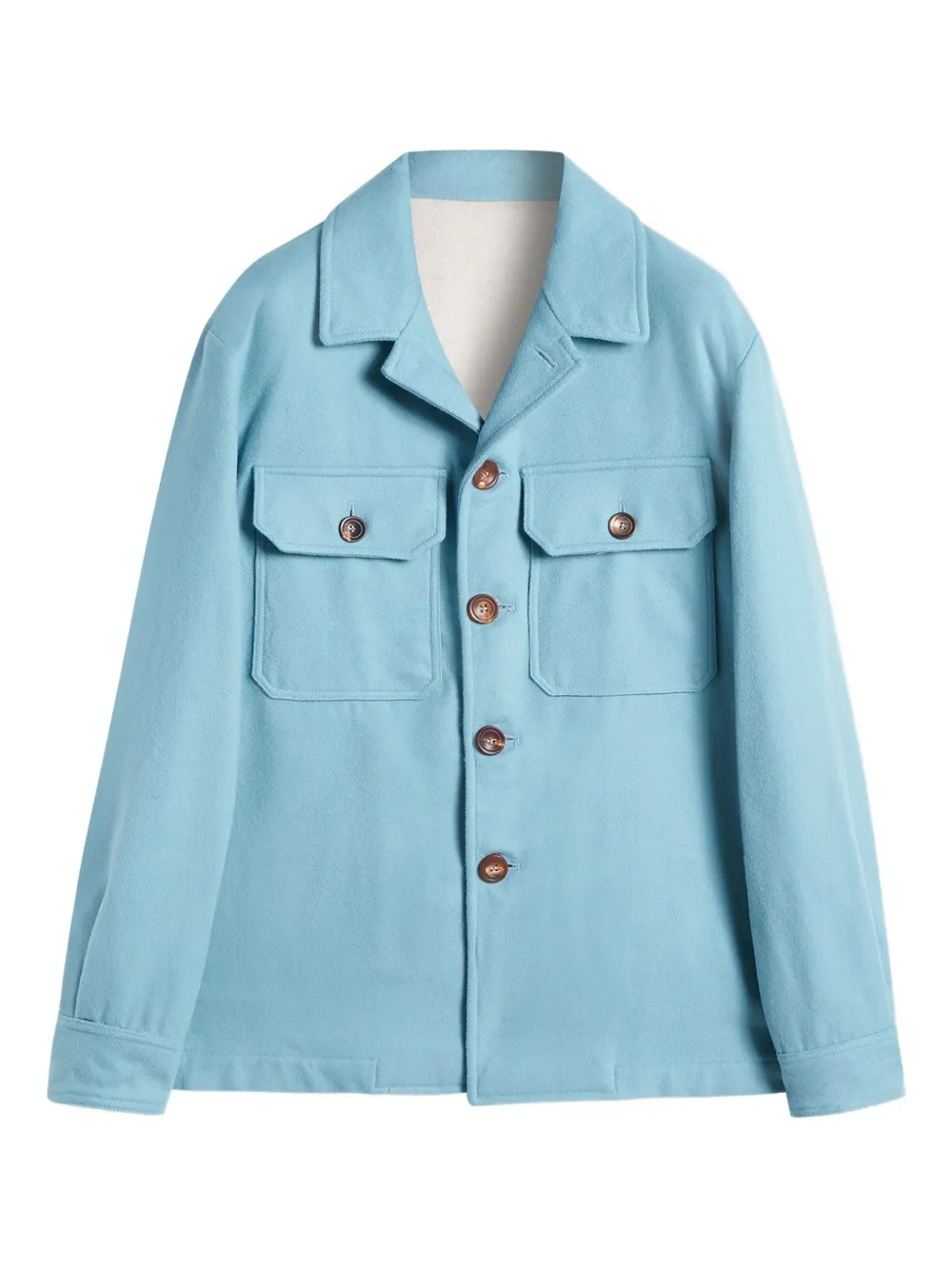 

Рубашка-куртка на пуговицах Doppiaa, синий