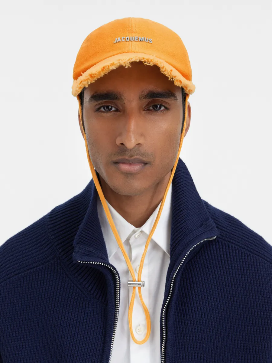 

Потертая бейсболка Ла Каскетта Артишо Jacquemus, темно-оранжевый