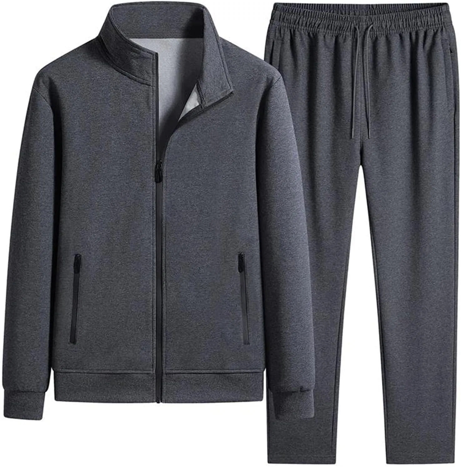 Мужской спортивный костюм 2 предмета, Straight-gray