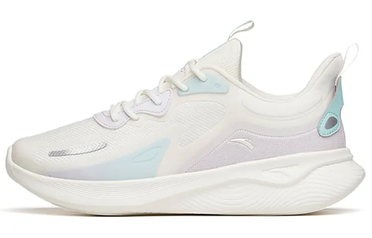 

Кроссовки для бега из коллекции Running, женские, низкие, цвета слоновой кости, белые/туманно-фиолетовые Anta