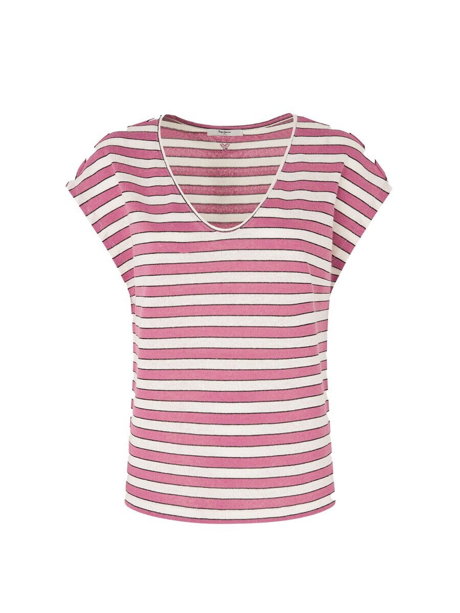 

Футболка Pepe Jeans KHLOE, розовый/белый