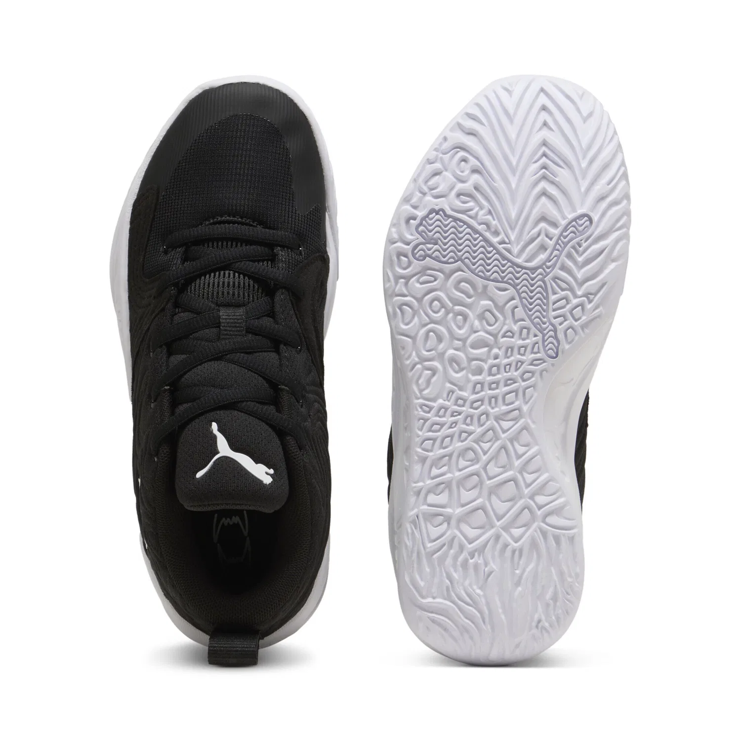 Кроссовки Puma Athletic Shoes Court Pro 3 черного цвета — фото 3