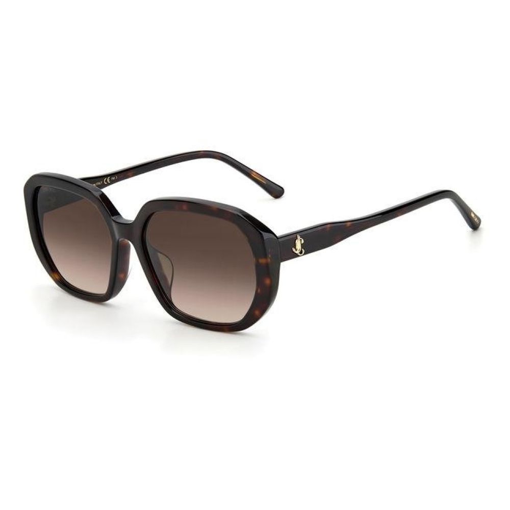 

Коричневые солнцезащитные очки из ацетата Jimmy Choo Eyewear