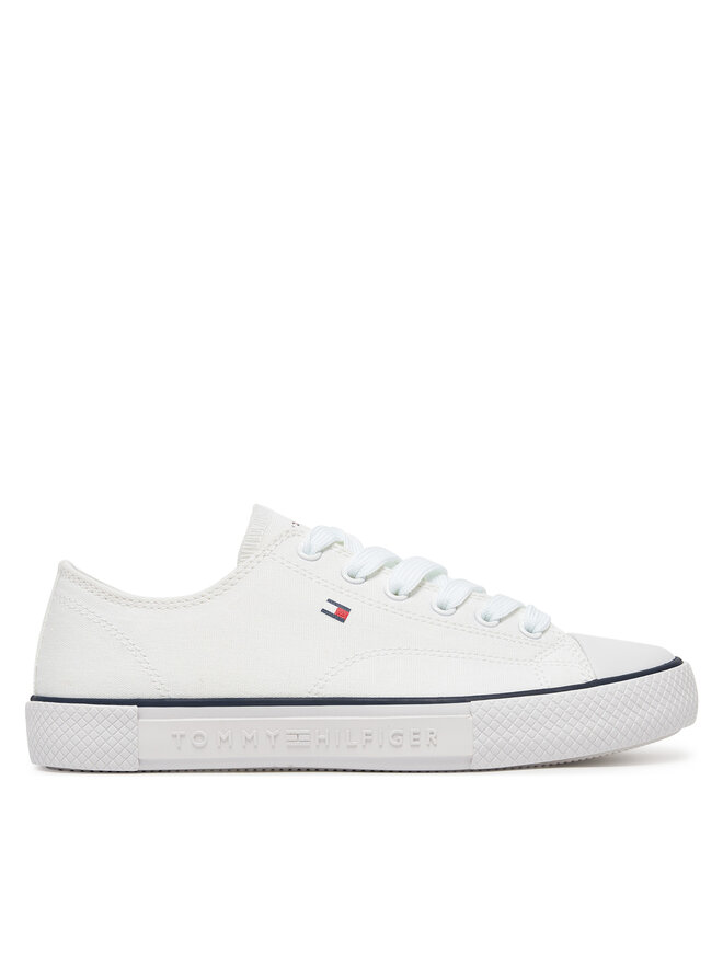 

Кроссовки из ткани T3X9-33846-0890100 Tommy Hilfiger, белый