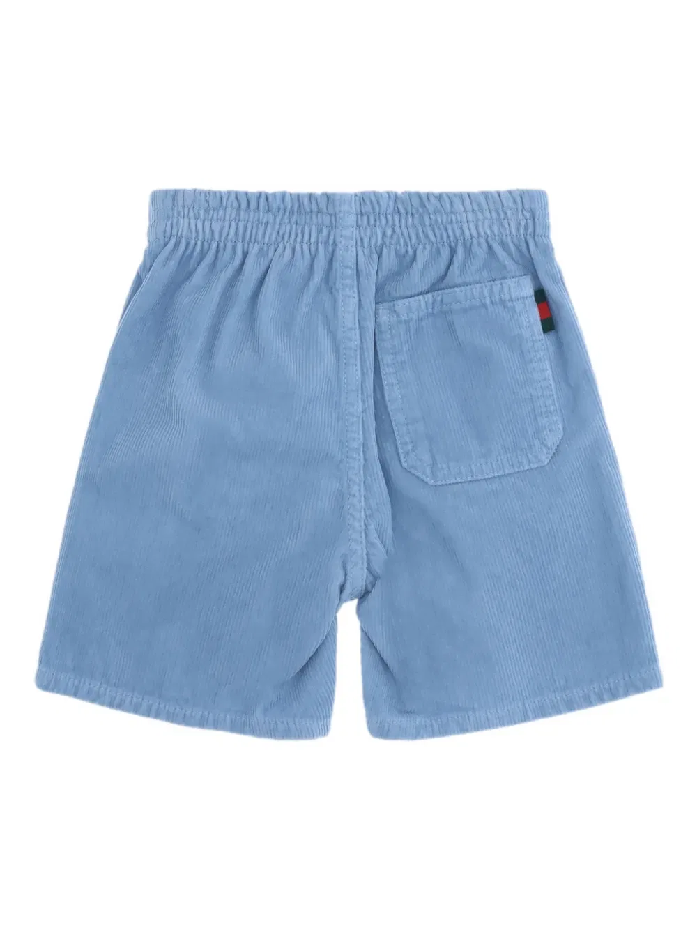 Вельветовые шорты с карманами Gucci Kids, синий — фото 2