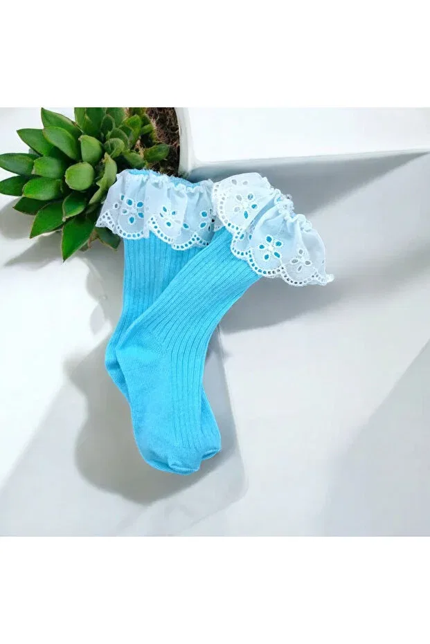 Детские носки для девочек хлопковые Özkardeşler Baby, Turquoise