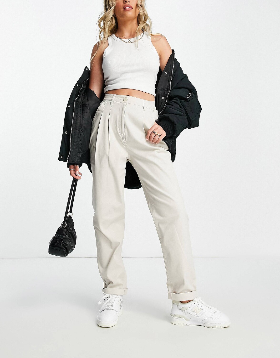 

Черные брюки чинос ASOS DESIGN, Черный, Черные брюки чинос ASOS DESIGN