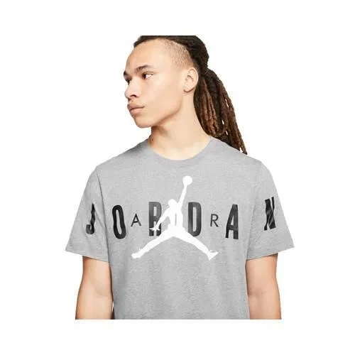 Мужская футболка с коротким рукавом Jordan Stretch Nike, Цвет: Grau — фото 2