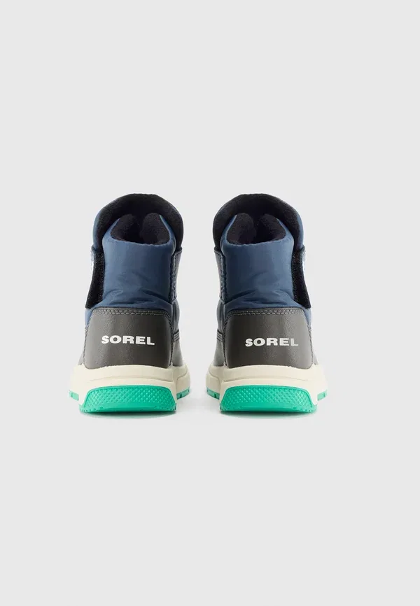 Ботинки водонепроницаемые Whitney iii unisex, Sorel, Uniform Blue, Jet, черный/синий — фото 3