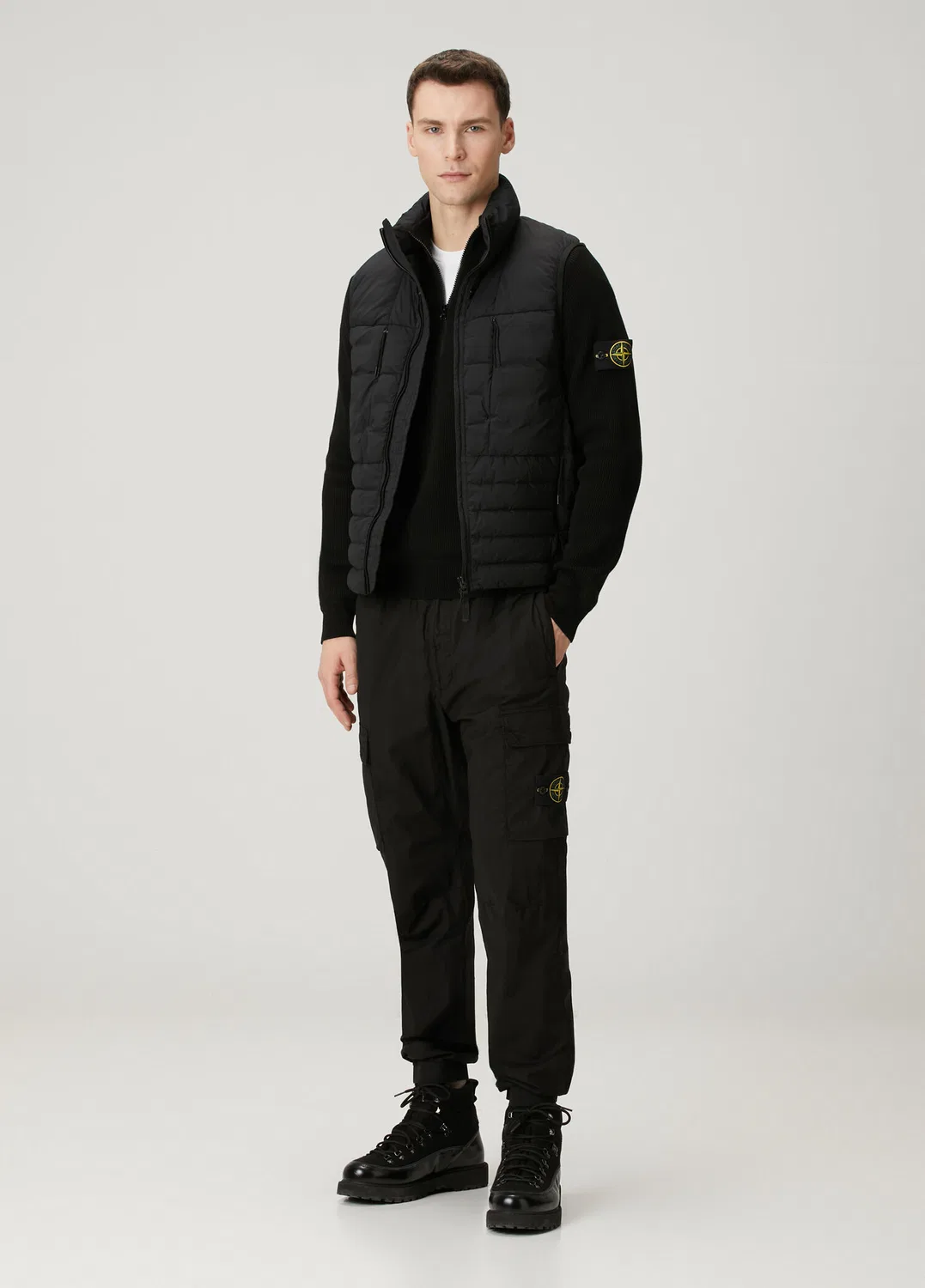 Свитер Stone Island Regular Fit, черный — фото 2