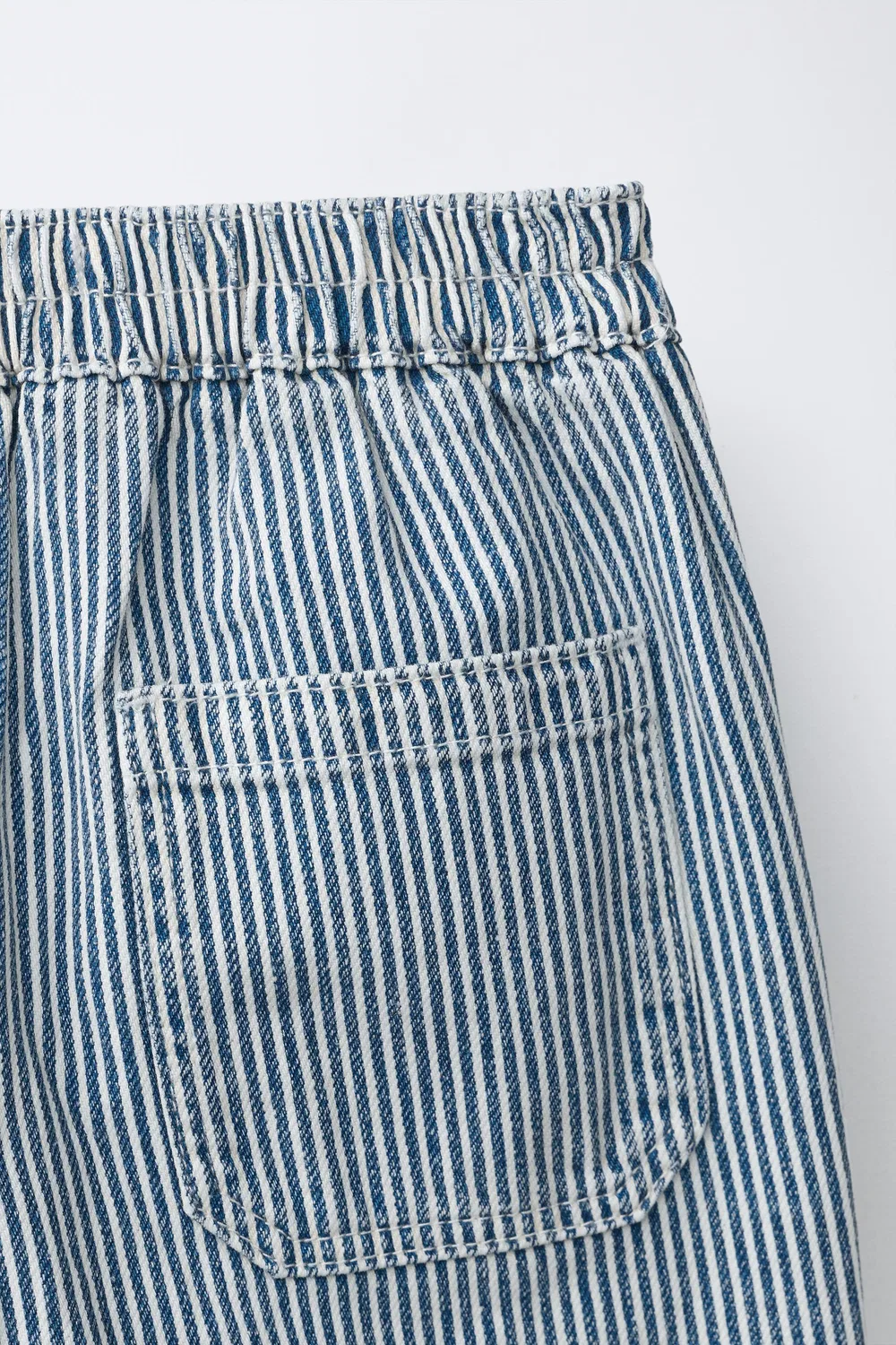 Полосатые широкие брюки ZARA, striped — фото 4