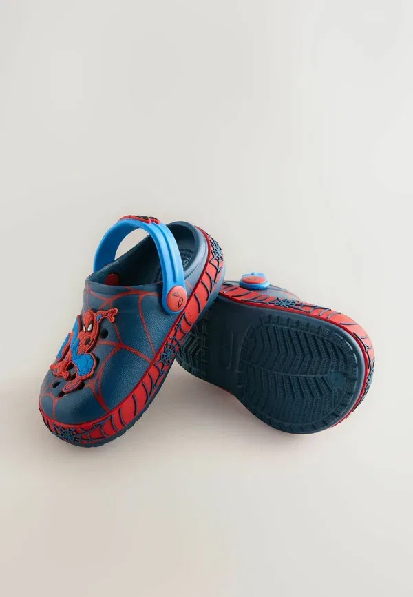 Клоги из искусственной кожи с вырезами Marvel Regular fit - spiderman Next, темно-синий — фото 3