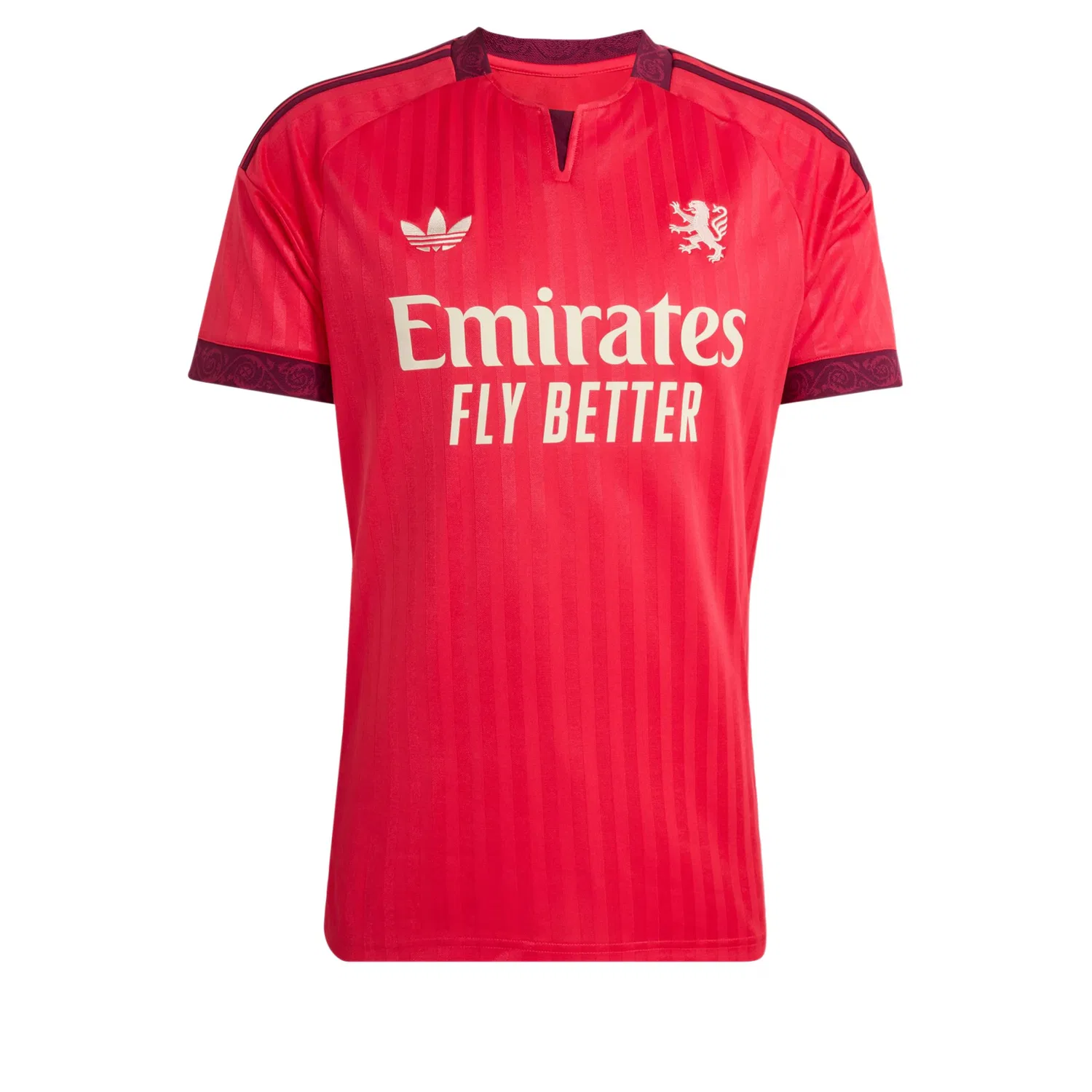 Рубашка Adidas Performance Olympique Lyon 26/27 малинового цвета