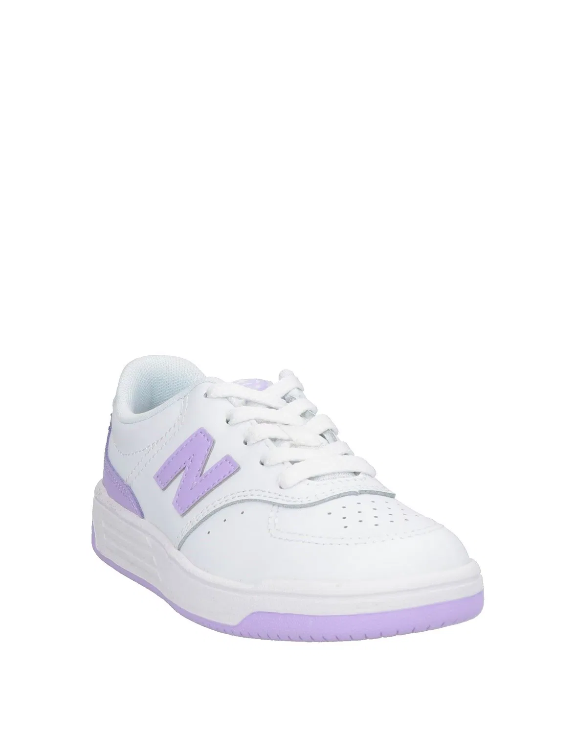 Детские кроссовки для девочек кожаные New Balance, белый — фото 2