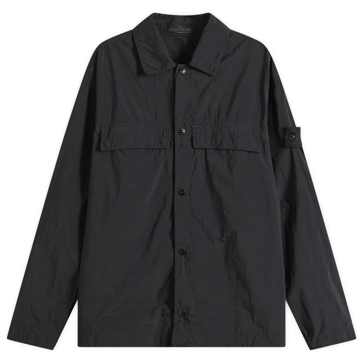 Куртка-рубашка Ghost Smerigliato Stone Island, Black