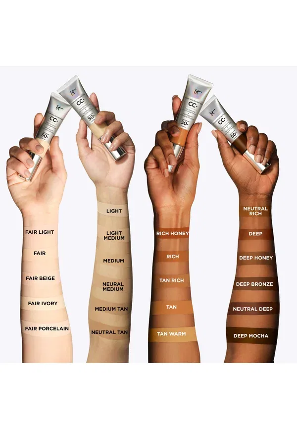 CC-крем с SPF 50+ 32 мл It Cosmetics, цвет medium tan — фото 3