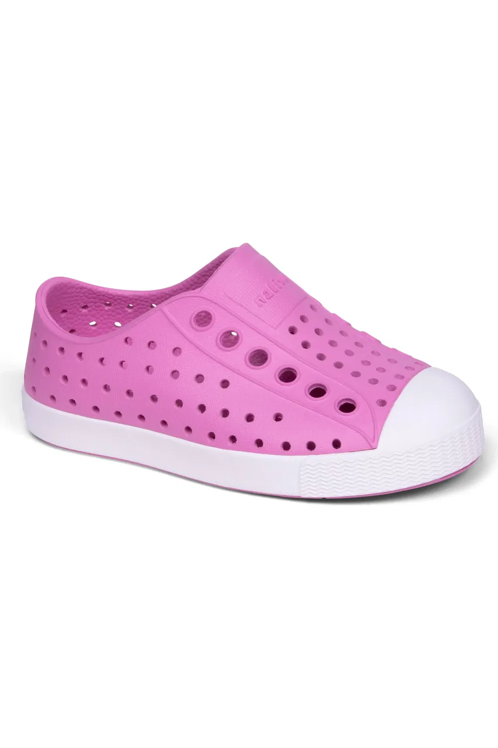 Кеды детские водонепроницаемые Jefferson Slip-On Native Shoes, Mauve Pink/Shell White