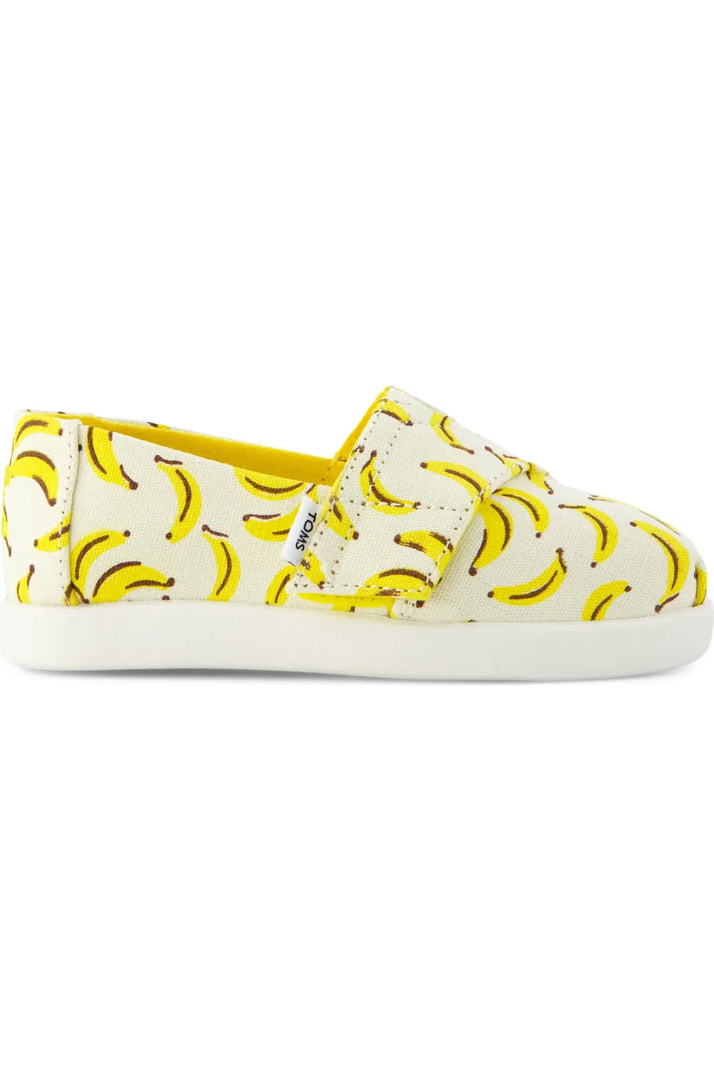 Детские кеды slip-on на липучке Alpargata TOMS, желтый — фото 3