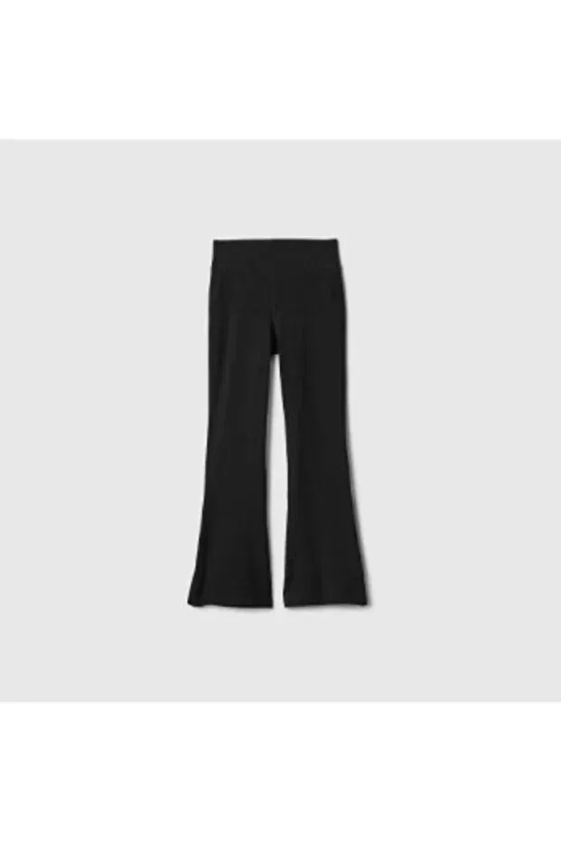Детские леггинсы для девочек расклешенные Gap Kids, Black