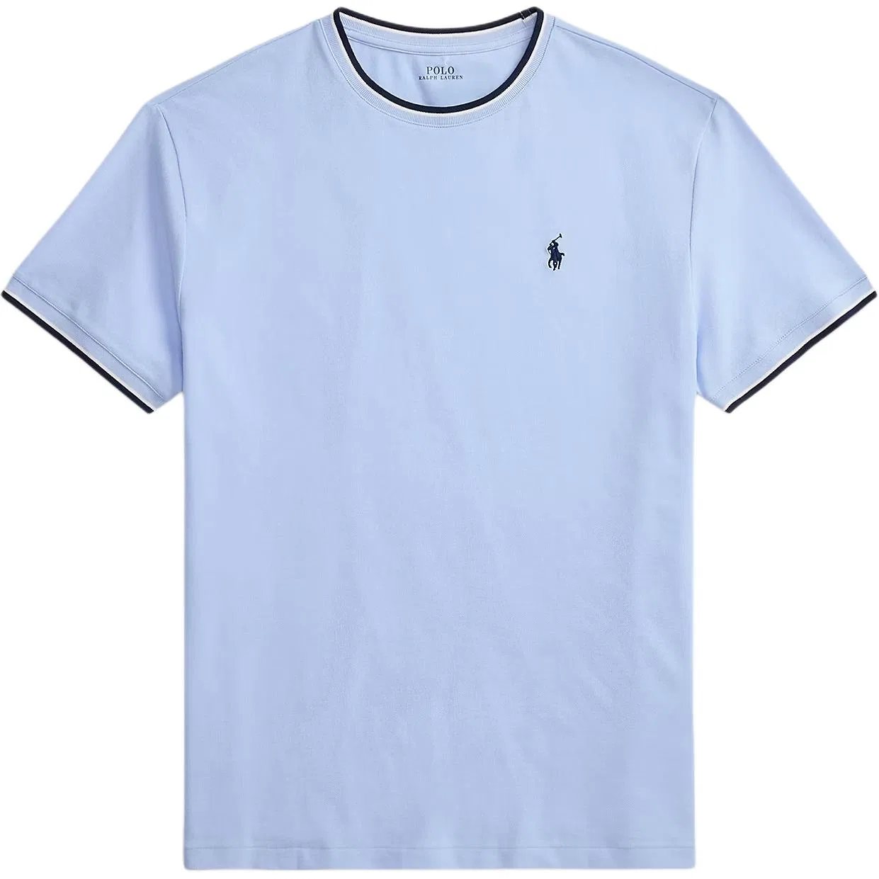 Мужская футболка хлопковая Polo Ralph Lauren, Light Blue