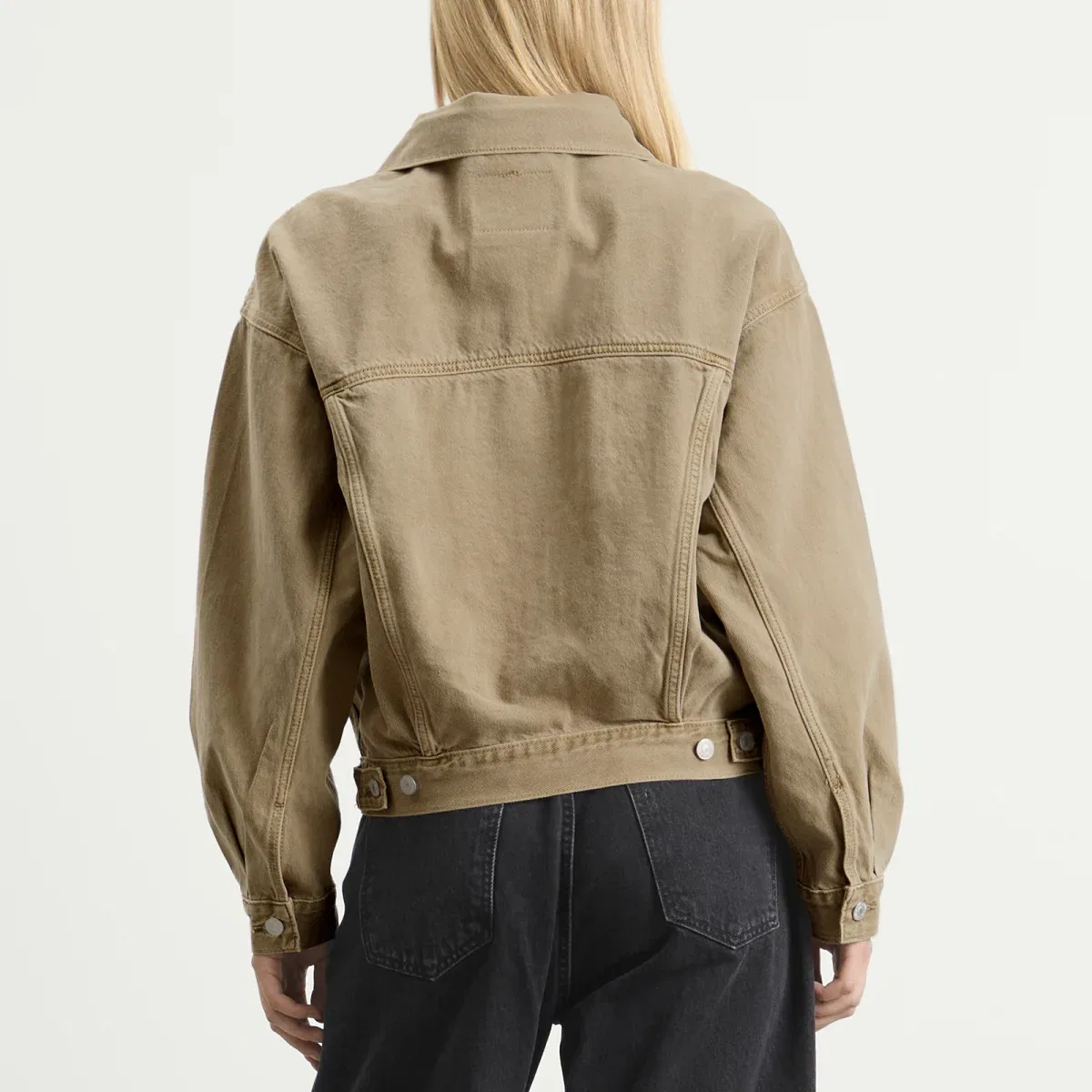 Женская джинсовая куртка-тракер с классическим воротником 90'S Trucker Jacket Levi'S, Chipped Winter Twig — фото 3