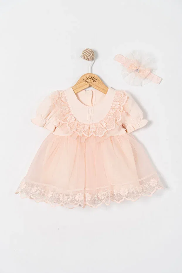 Детское платье для девочек кружевное комплект Miniday Baby, Multicolor — фото 2