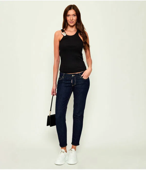 Женские джинсы с заниженной талией Jennifer Jean Dsquared2, Blu Marino — фото 2