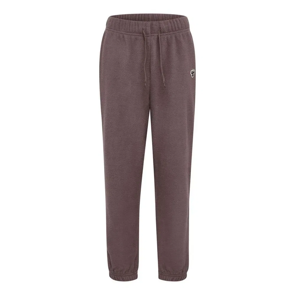 Детские спортивные штаны из флиса hmlJR FLEECE PANTS BEE Hummel, Brown — фото 3