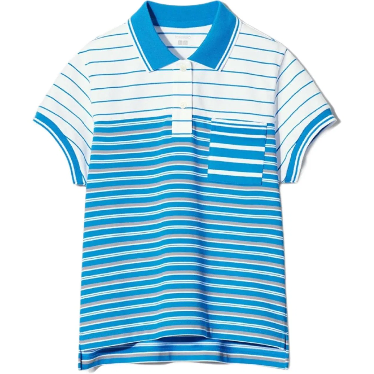 Поло женское с воротником, UNIQLO, Royal Blue