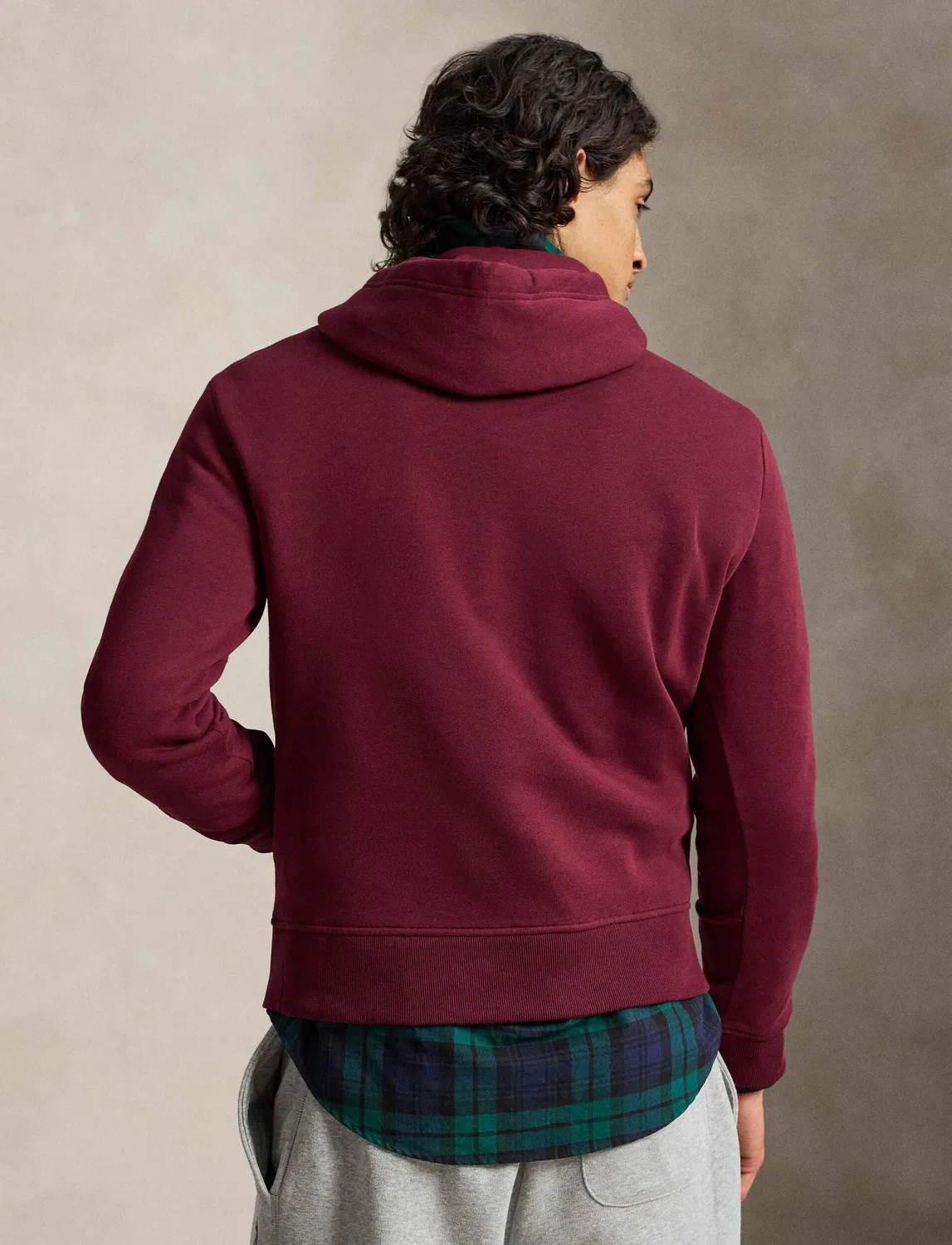 Толстовка с капюшоном Polo Ralph Lauren, Bordeaux — фото 3