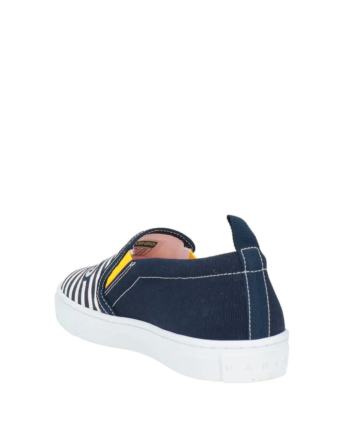 Детские кеды для девочек slip-on с принтом Kenzo Kids, темно-синий — фото 3