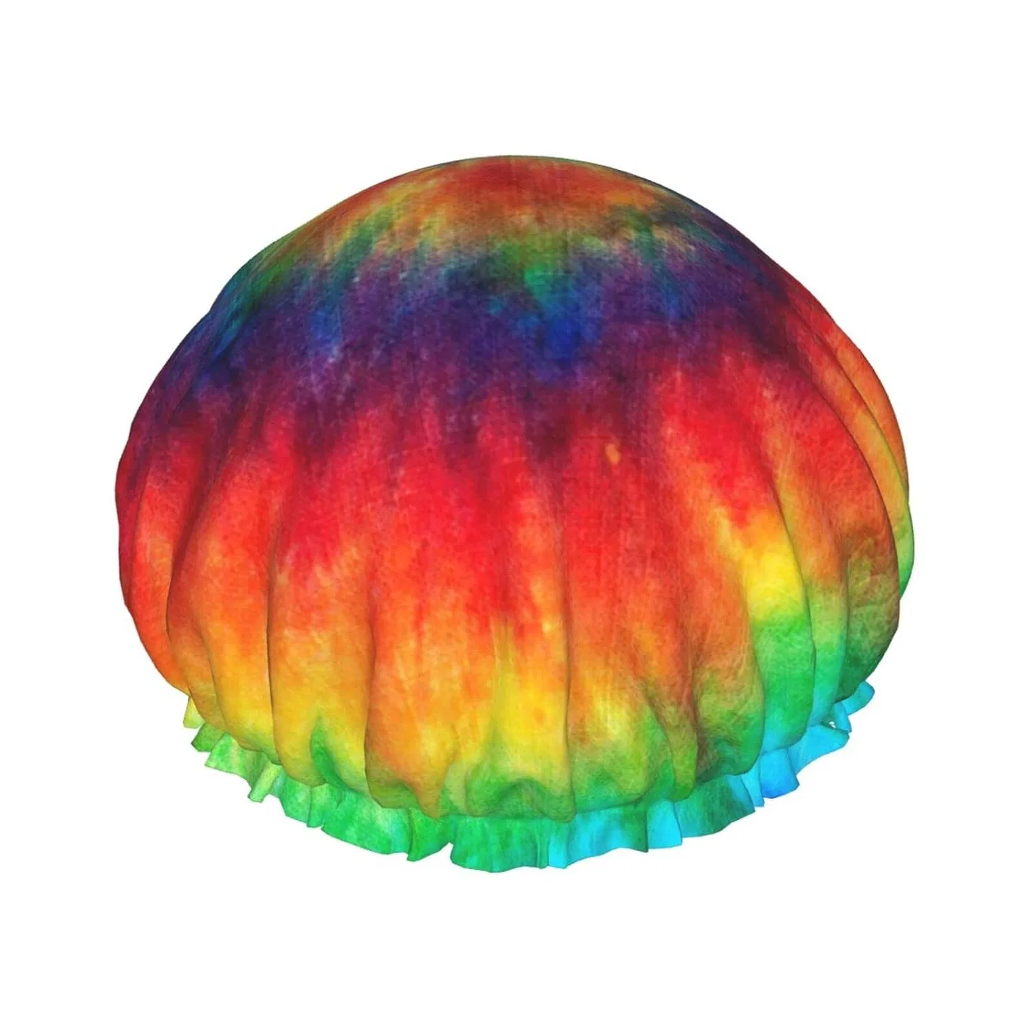 Многоразовая шапочка для душа TOLKAT, Tie Dye Design Hippies