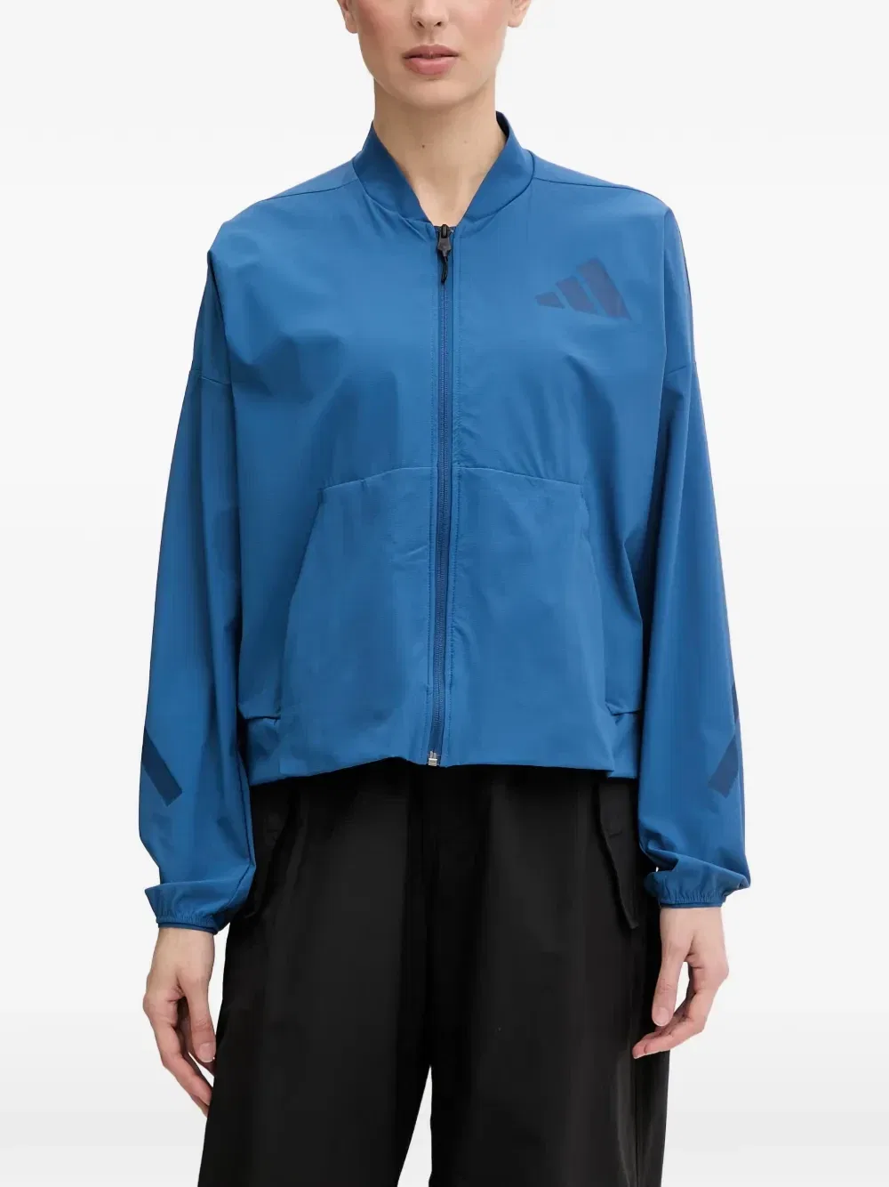 Куртка на молнии с логотипом Zne Adidas, синий