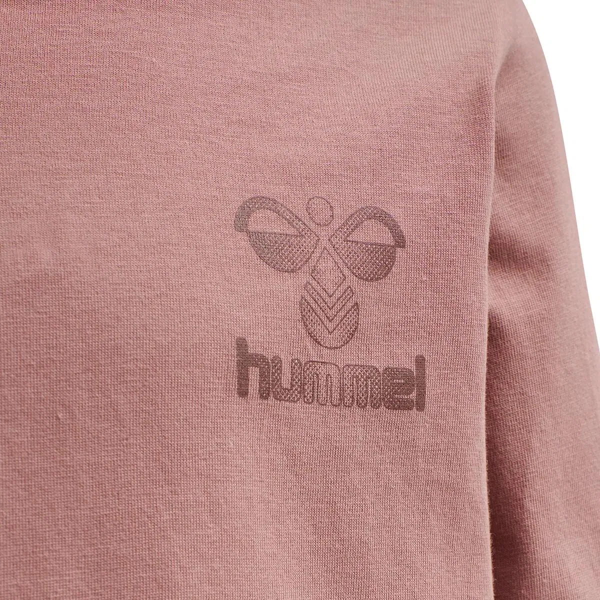 Детское лонгслив с принтом HMLDREI Hummel, Rosa / Bonbonrosa — фото 4