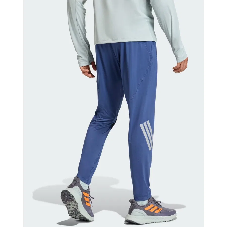 Тренировочные брюки adidas ADI365 Iconic, с утягивающим шнурком, Tech Indigo — фото 2