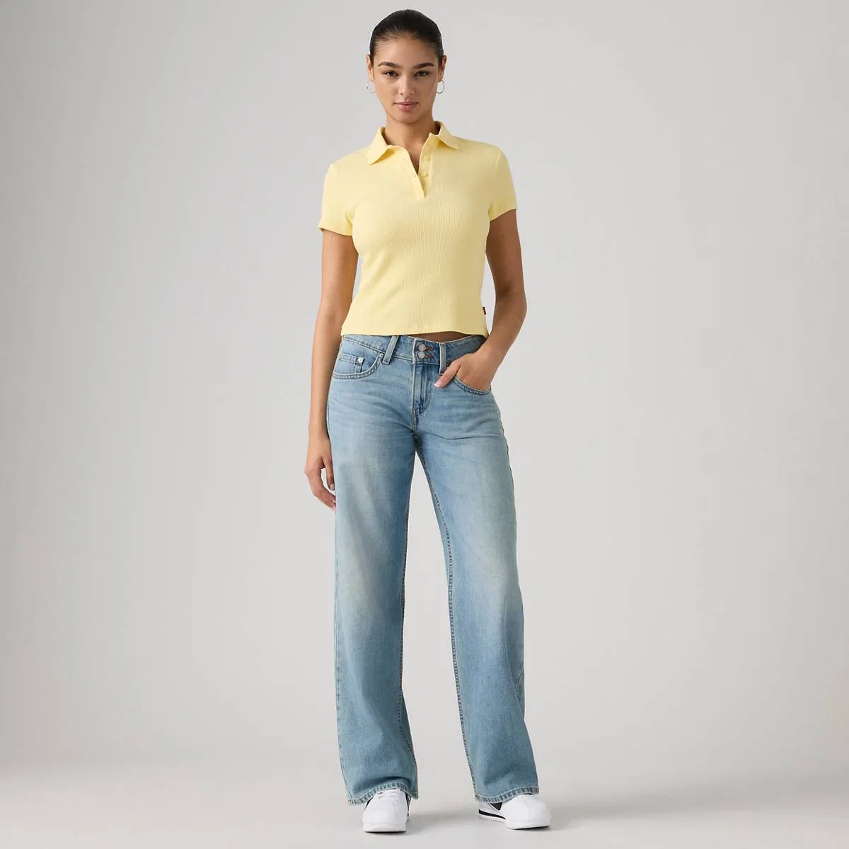 Свободные женские джинсы Superlow Levi's, Inherent Dreams Ltw - Medium Wash